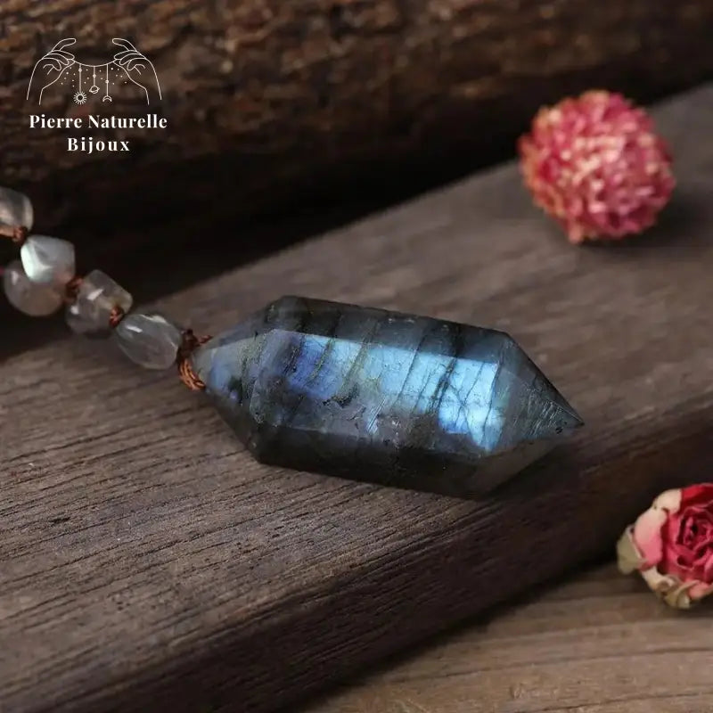Collier "Mobilité" en Labradorite | Colliers | pierre naturelle bijoux