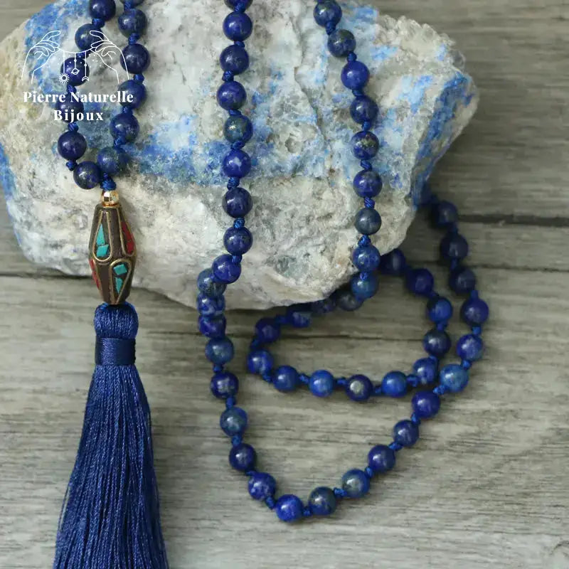 Collier "Acceptation" en Lapis-lazuli | Colliers | pierre naturelle bijoux