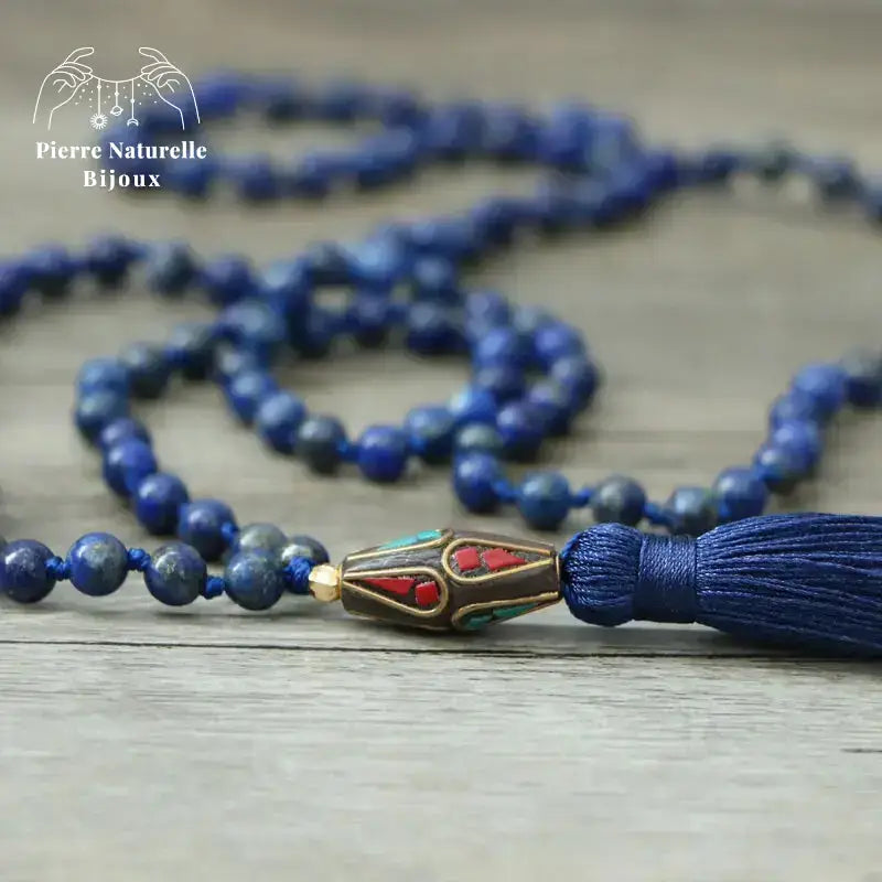 Collier "Acceptation" en Lapis-lazuli | Colliers | pierre naturelle bijoux