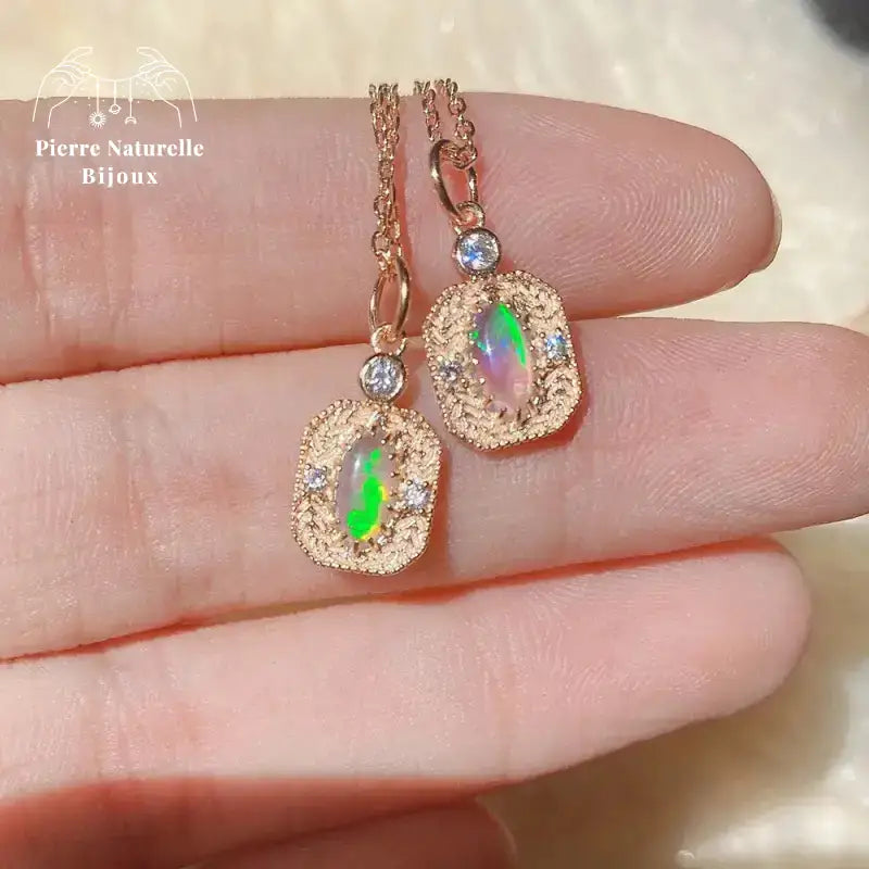 Collier en Opale | Colliers | pierre naturelle bijoux
