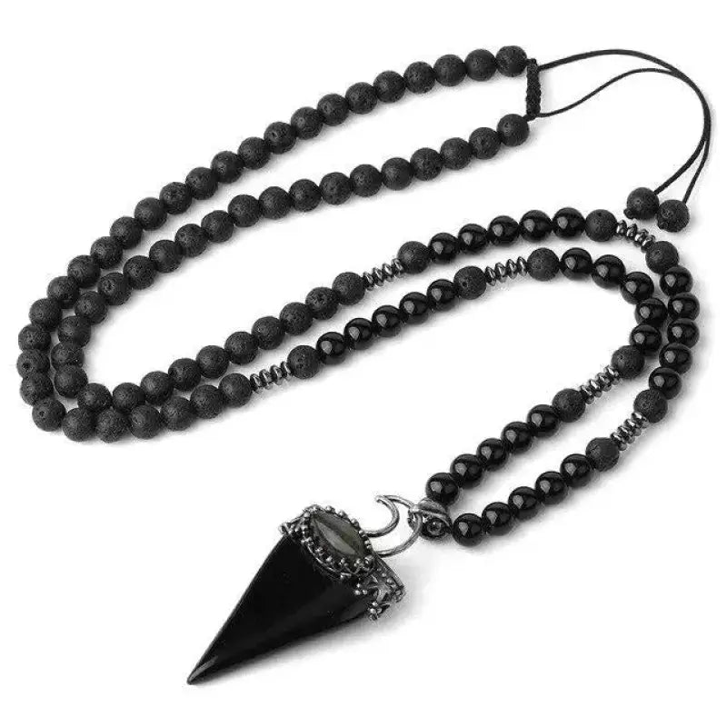 Collier "Mystique" en onyx