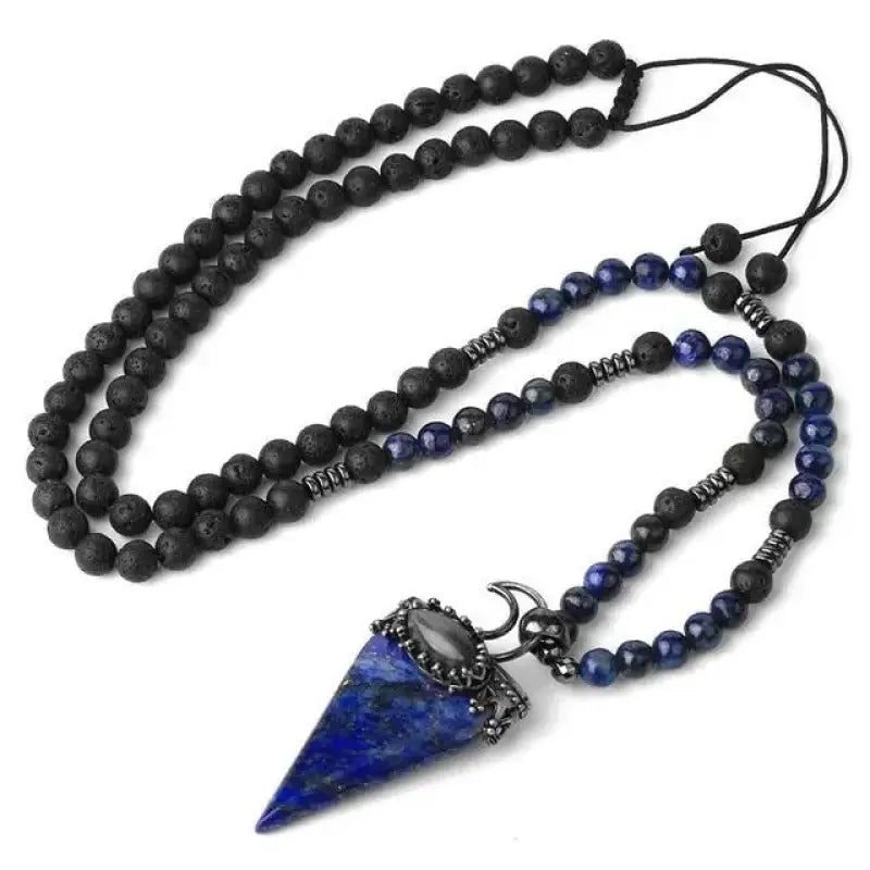 Collier "Mystique" en lapis-lazuli