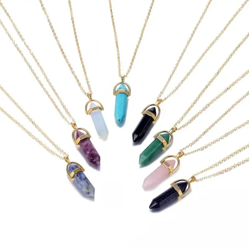 Collier en pierres naturelles - 8 pierres disponibles | Colliers | pierre naturelle bijoux