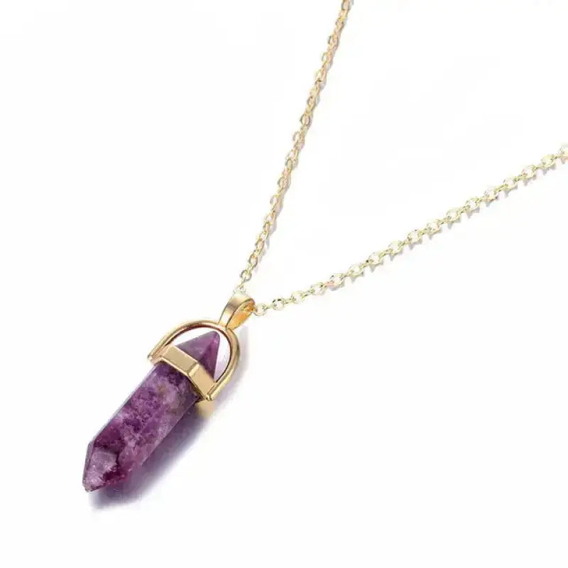 Collier en améthyste