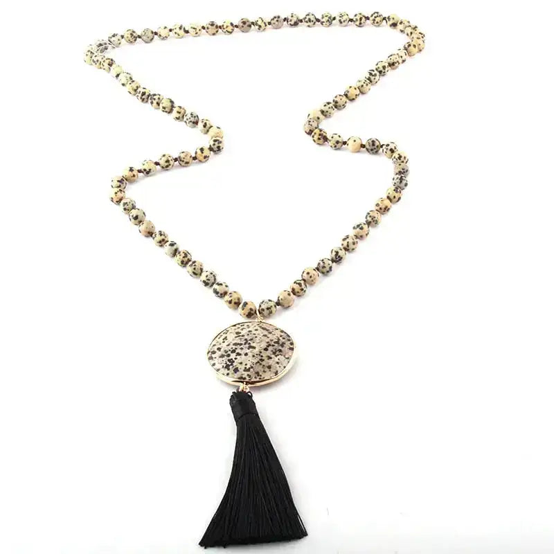 Collier "Bohême" en pierres naturelles | Colliers | pierre naturelle bijoux