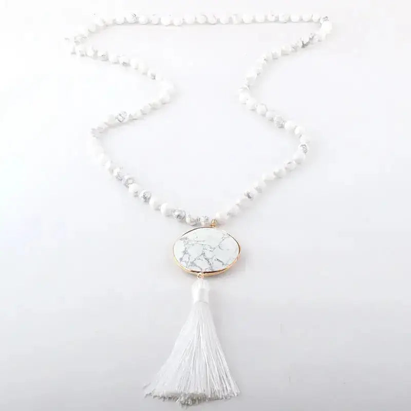 Collier "Bohême" en pierres naturelles | Colliers | pierre naturelle bijoux