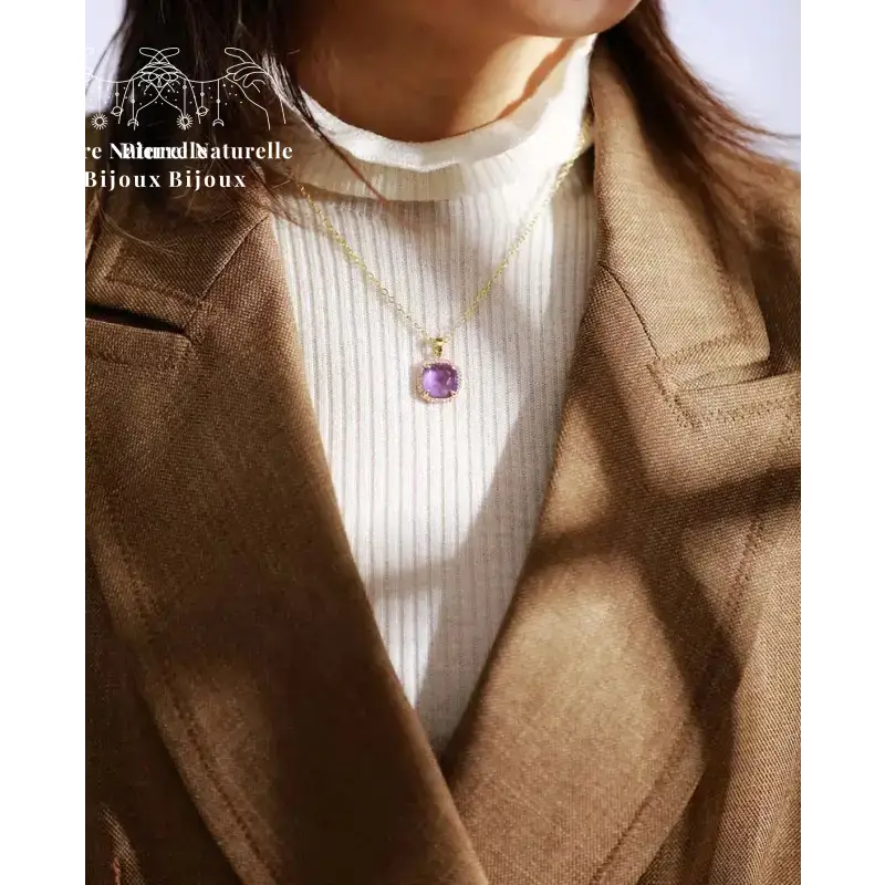 Collier "Divinité" en pierres naturelles | Colliers | pierre naturelle bijoux