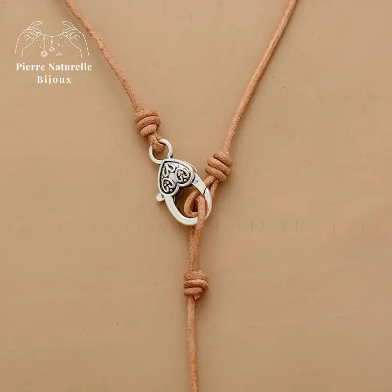 Collier "Transcendance" en Pyrite | Colliers | pierre naturelle bijoux