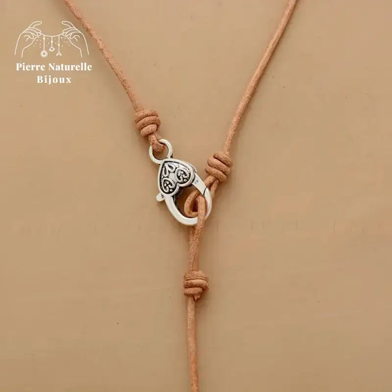 Collier "Transcendance" en Pyrite | Colliers | pierre naturelle bijoux