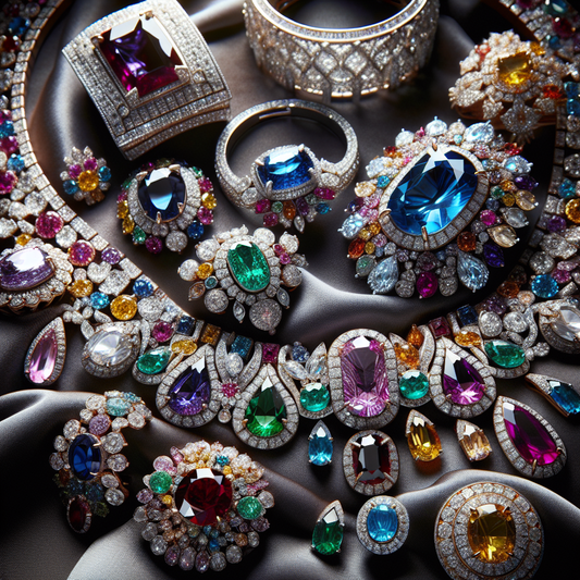 bijoux avec des pierres