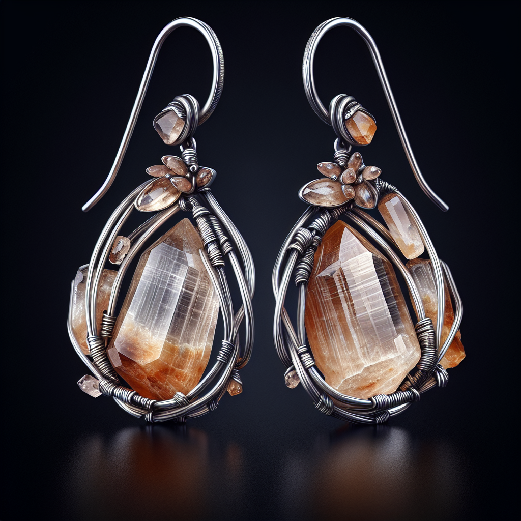 boucle d oreille pierre naturelle