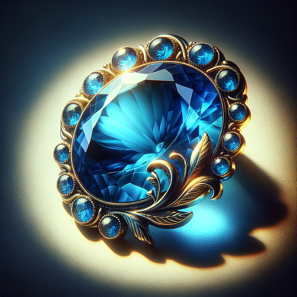 boucle d'oreille pierre bleu