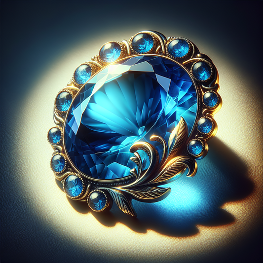 boucle d'oreille pierre bleu