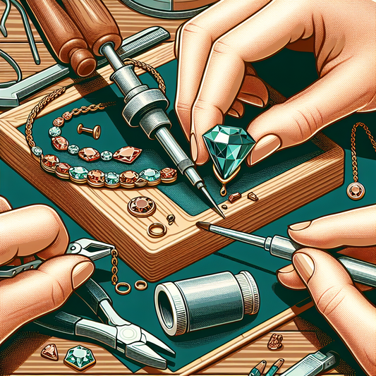 Comment Coler Une Pierre Sur Un Bijoux