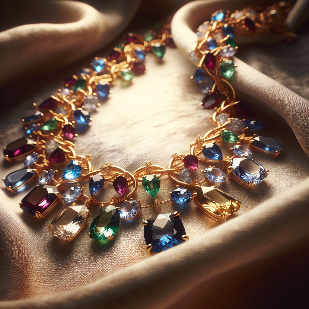 collier pierre précieuse