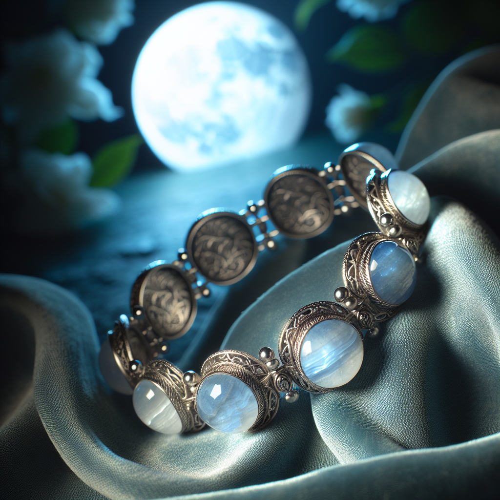 bracelet pierre de lune