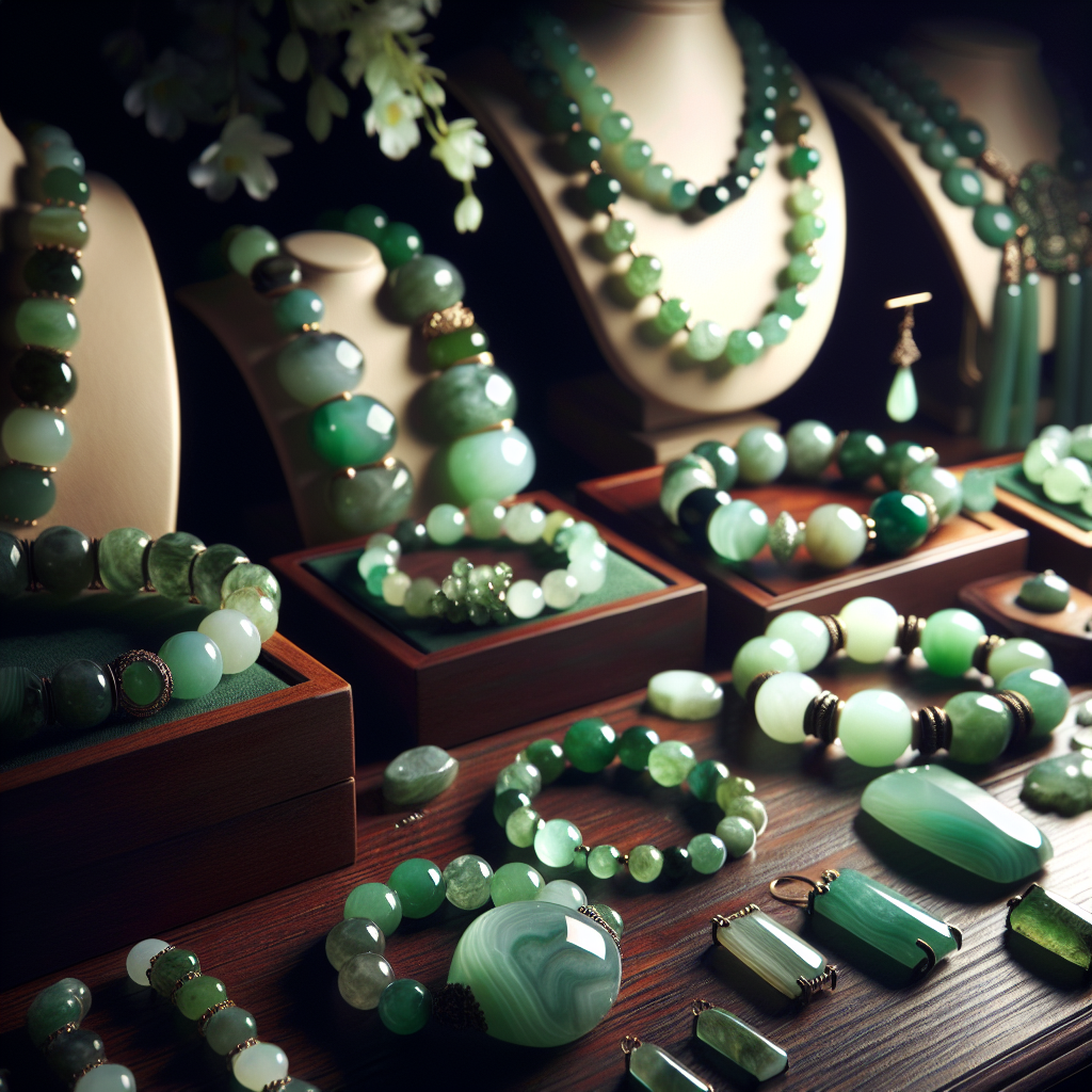 bijoux en pierre de jade