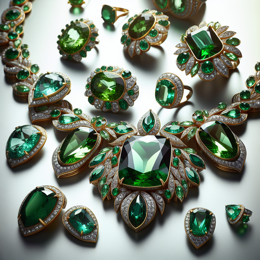 bijoux pierre verte