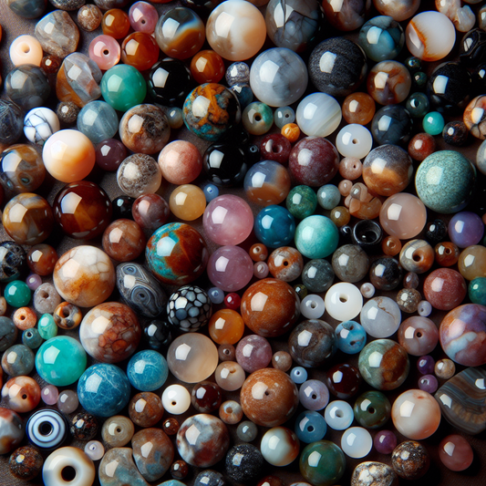 perles pierres naturelles pour bijoux
