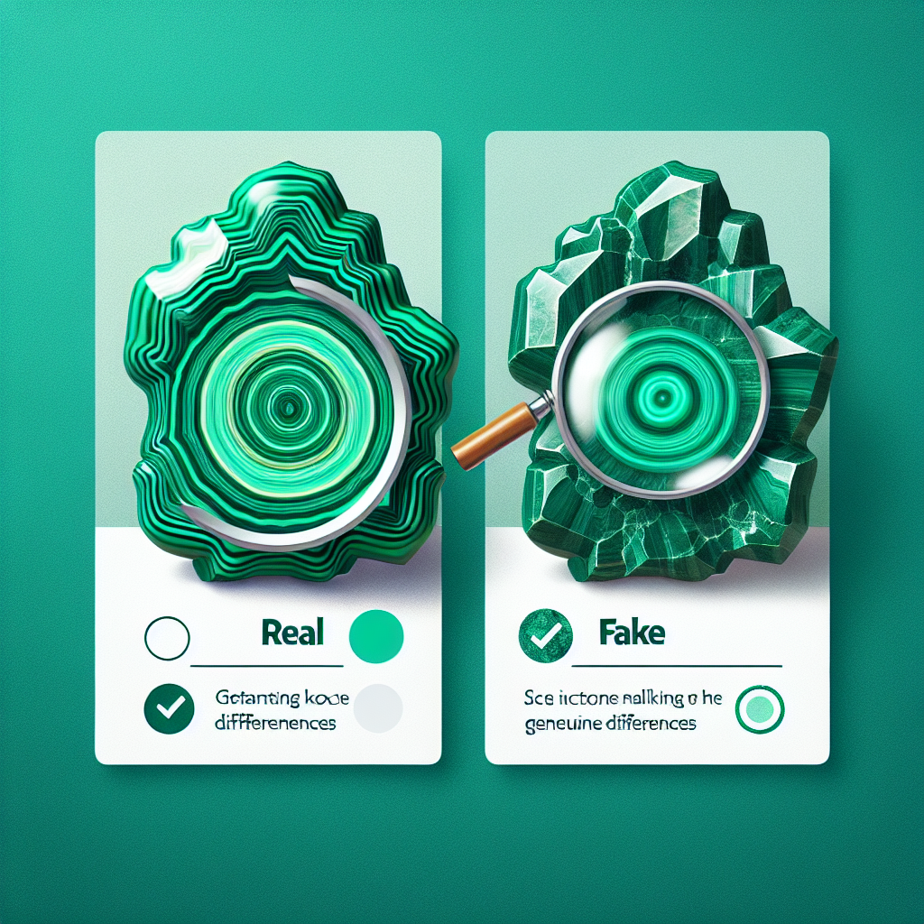 Comment savoir si c'est de la vraie malachite ?