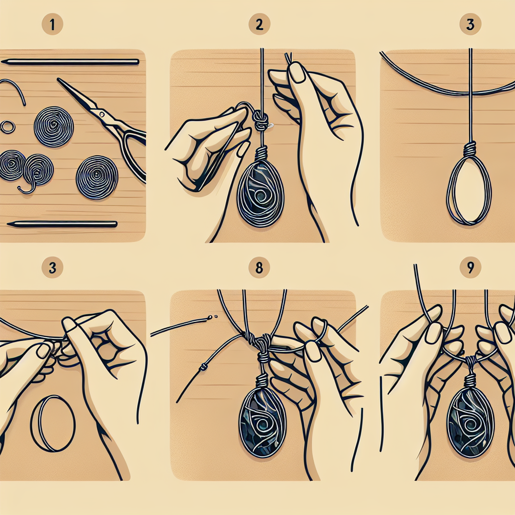 Comment Faire Un Collier Avec Une Pierre Et Du Fil