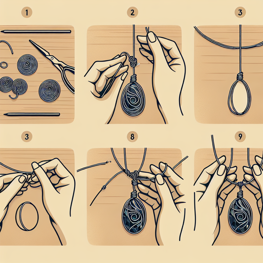 Comment Faire Un Collier Avec Une Pierre Et Du Fil