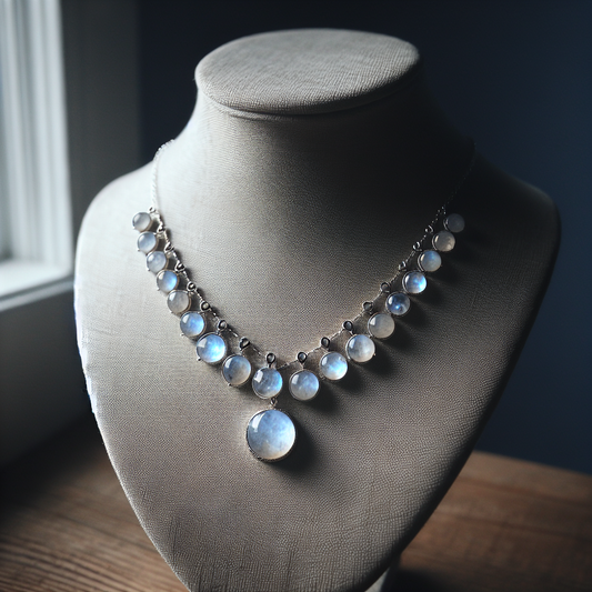 collier en pierre de lune