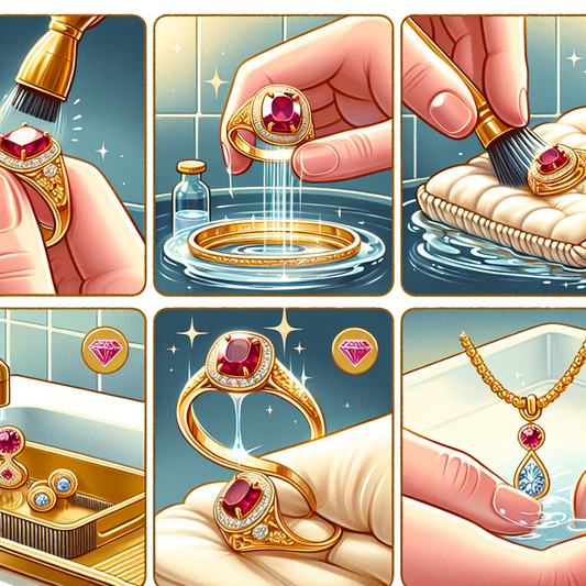 Comment Nettoyer Les Bijoux En Or Et Pierres Précieuses