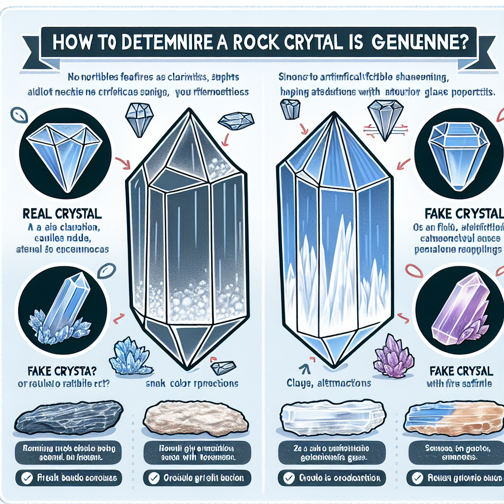 Comment savoir si c'est un vrai cristal de roche ?