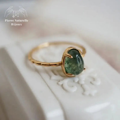 Bague en Agate mousse | Bagues | pierre naturelle bijoux