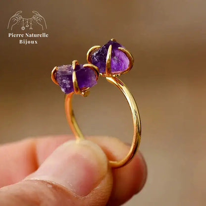Bague en Améthyste | Bagues | pierre naturelle bijoux