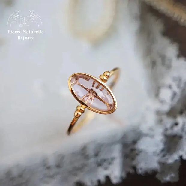 Bague "Illusion" en Améthyste | Bagues | pierre naturelle bijoux