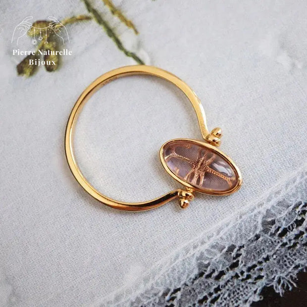 Bague "Illusion" en Améthyste | Bagues | pierre naturelle bijoux