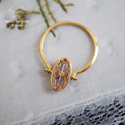 Bague "Illusion" en Améthyste | Bagues | pierre naturelle bijoux