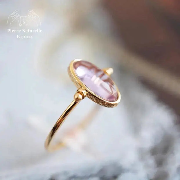 Bague "Illusion" en Améthyste | Bagues | pierre naturelle bijoux