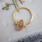 Bague "Illusion" en Améthyste | Bagues | pierre naturelle bijoux