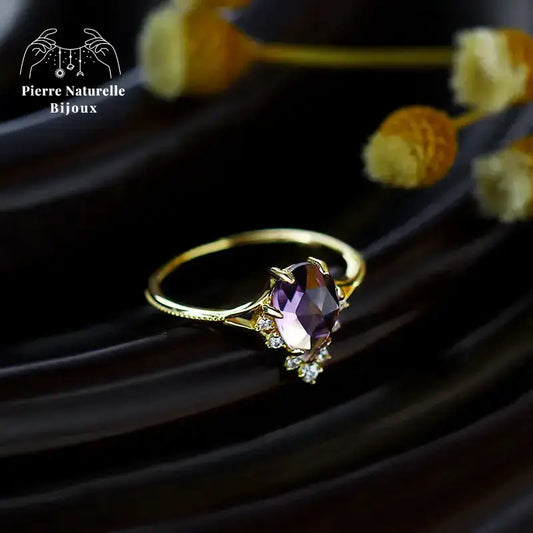 Bague "Prestige" en Améthyste | Bagues | pierre naturelle bijoux