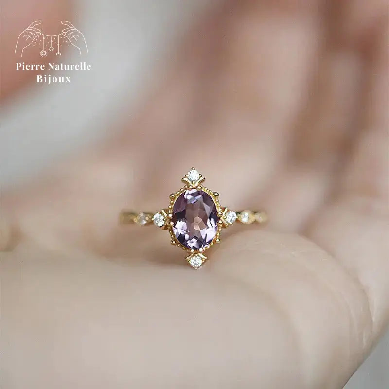 Bague "Thémis" en Améthyste | Bagues | pierre naturelle bijoux