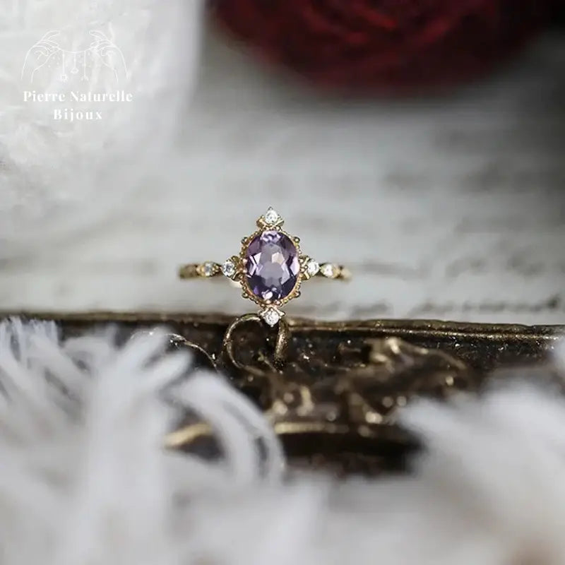 Bague "Thémis" en Améthyste | Bagues | pierre naturelle bijoux