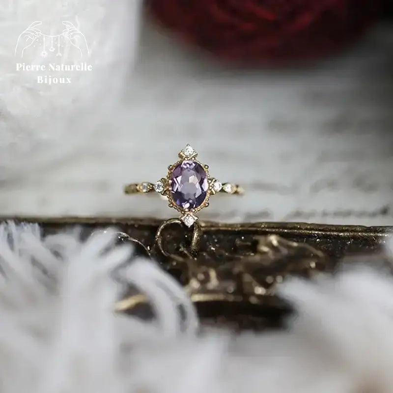Bague "Thémis" en Améthyste | Bagues | pierre naturelle bijoux