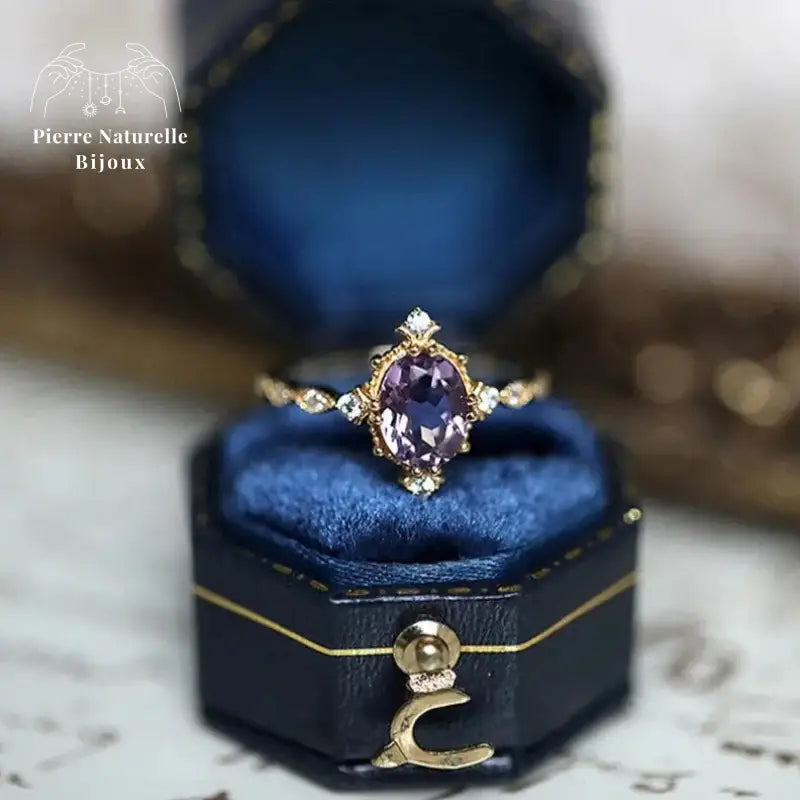 Bague "Thémis" en Améthyste | Bagues | pierre naturelle bijoux