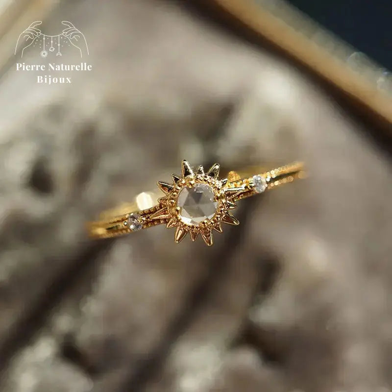 Bague en Cristal de roche | Bagues | pierre naturelle bijoux