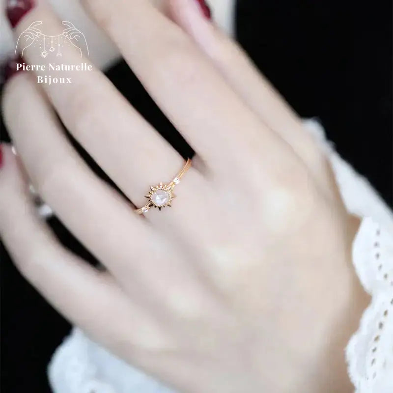 Bague en Cristal de roche | Bagues | pierre naturelle bijoux