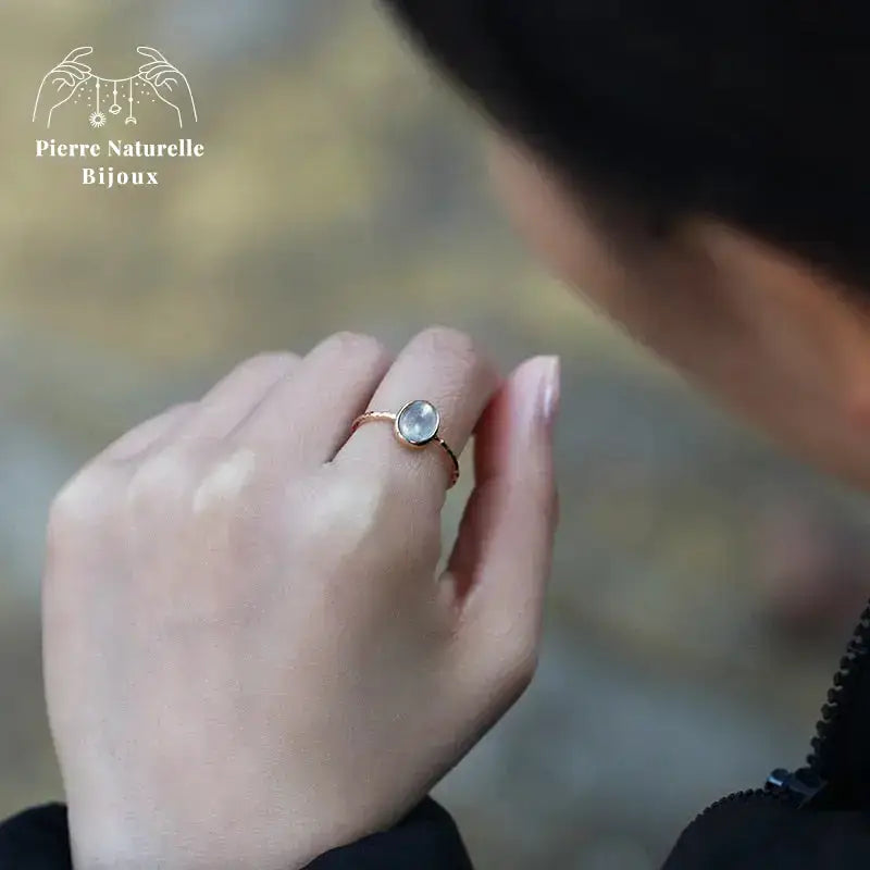Bague en Labradorite | Bagues | pierre naturelle bijoux