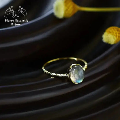 Bague en Labradorite | Bagues | pierre naturelle bijoux