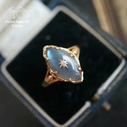 Bague "Athéna" en Labradorite | Bagues | pierre naturelle bijoux