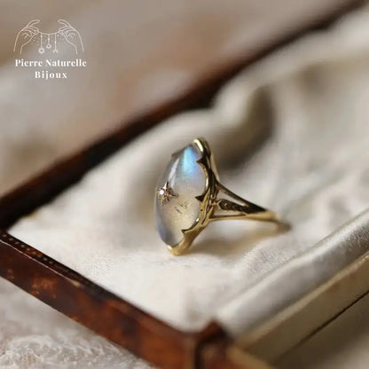Bague "Athéna" en Labradorite | Bagues | pierre naturelle bijoux