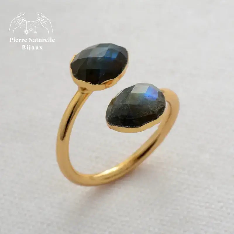 Bague "Franchise" en Labradorite | Bagues | pierre naturelle bijoux