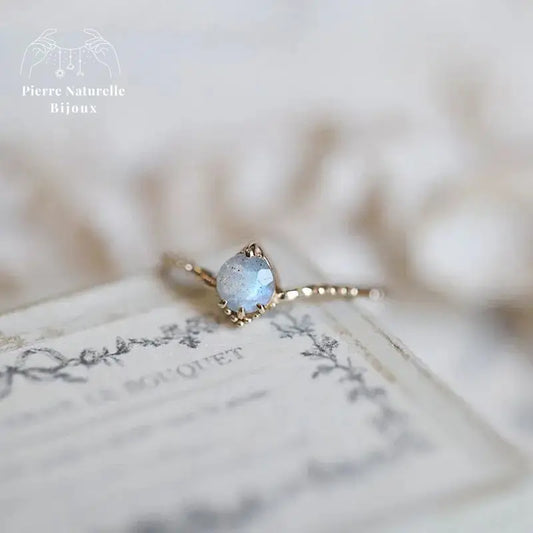 Bague "Héra" en Labradorite | Bagues | pierre naturelle bijoux