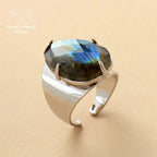 Bague "Intensité" en Labradorite | Bagues | pierre naturelle bijoux